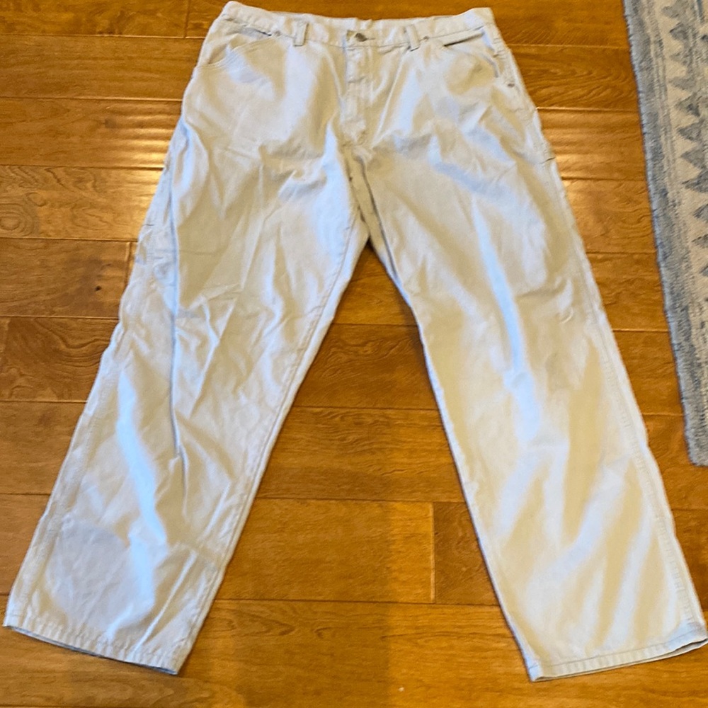 Wranglers Men's Off White (Cream) Pants